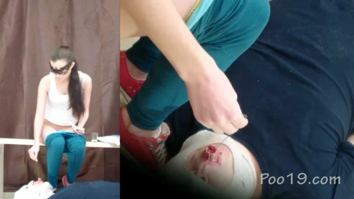 Slave Swallows Menstruation With Shit - SMELLY MILANA SCAT - MP4