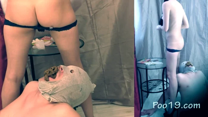 Suffering Must Remain Inside The Toilet Slave! - SMELLY MILANA SCAT - MP4
