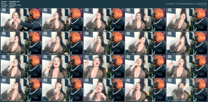 Diva Smokes A Cigarette - MISTRESS KARINO - MP4