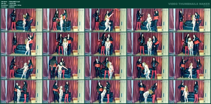 Height Humiliation For Female Slave By Me And Dominatrix Dinah - MISTRESS KARINO - MP4