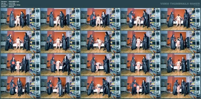 Spanking Punishment On Female Slave By Me And Dominatrix Dinah - MISTRESS KARINO - MP4