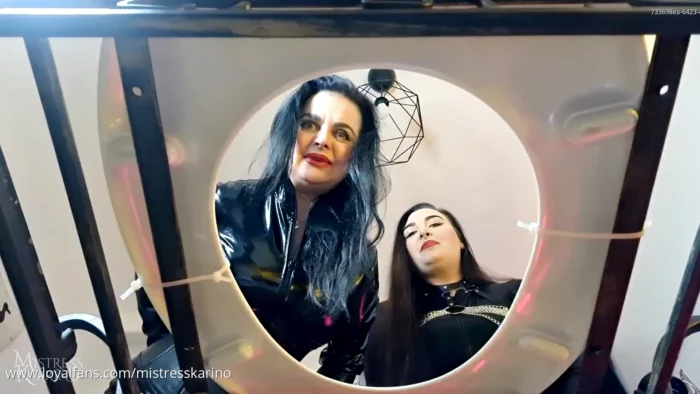 You Can Only Imagine About Being Our Full Toilet Slave POV - MISTRESS KARINO - MP4