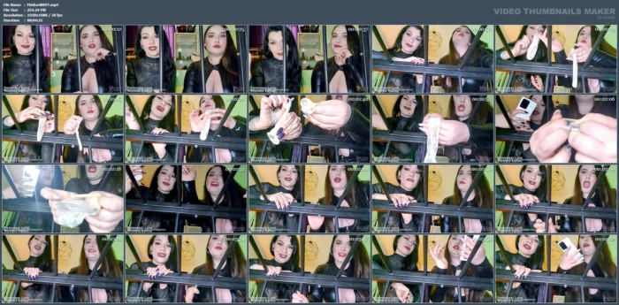You Will Be Mine And Demoness Luna Cum Eater Prisoner - MISTRESS KARINO - MP4