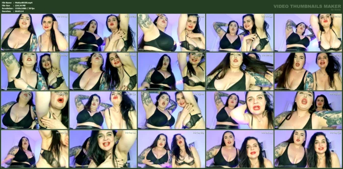 You Will Lick Mine And Dominatrix Dinah Armpits POV - MISTRESS KARINO - MP4