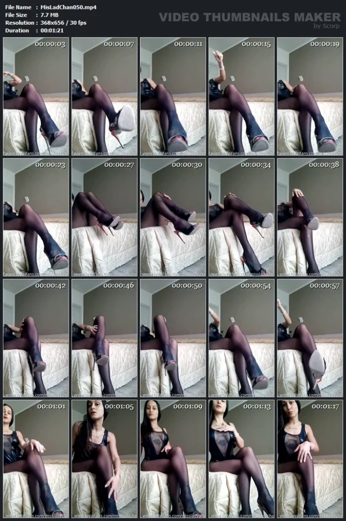 My Nylon Stocking, My Voice And My Snaps Will Make You Relapse - MISS LADY CHANTAL - MP4