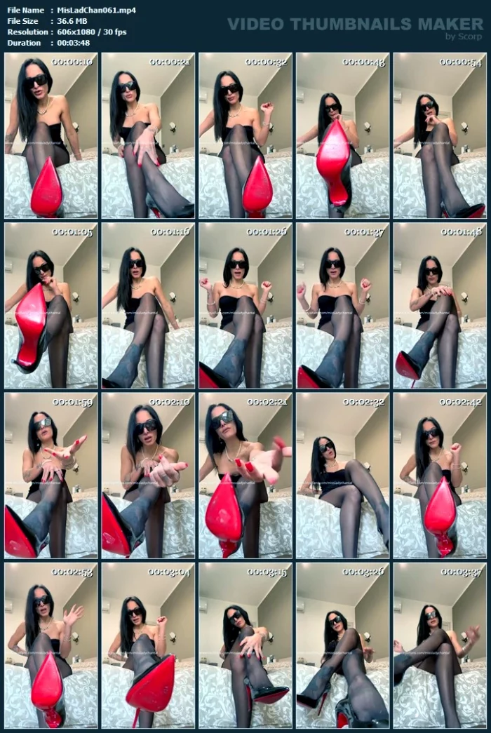 Relapse For My Perfect Legs And Follow The Instructions - MISS LADY CHANTAL - MP4