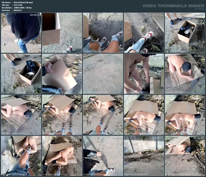 The Homeless Paypig - MISS LADY CHANTAL - MP4