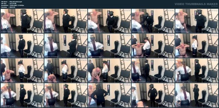 Ball Beats & Busting For His Bare Balls! - MISS LADY LOUISA - MP4