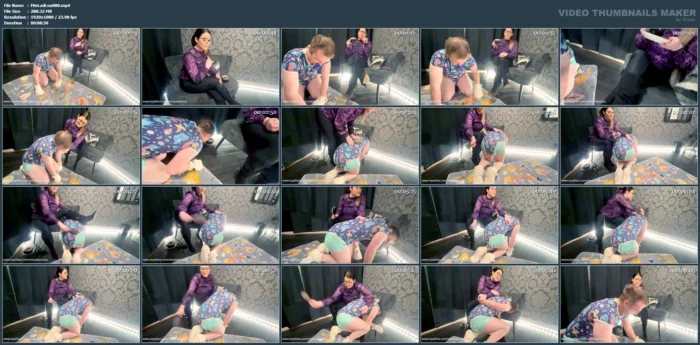 Punishing The Bratty Baby! - MISS LADY LOUISA - MP4
