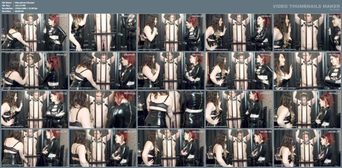 Teasing Our Caged Up Sexless Cuck! - MISS LADY LOUISA - MP4