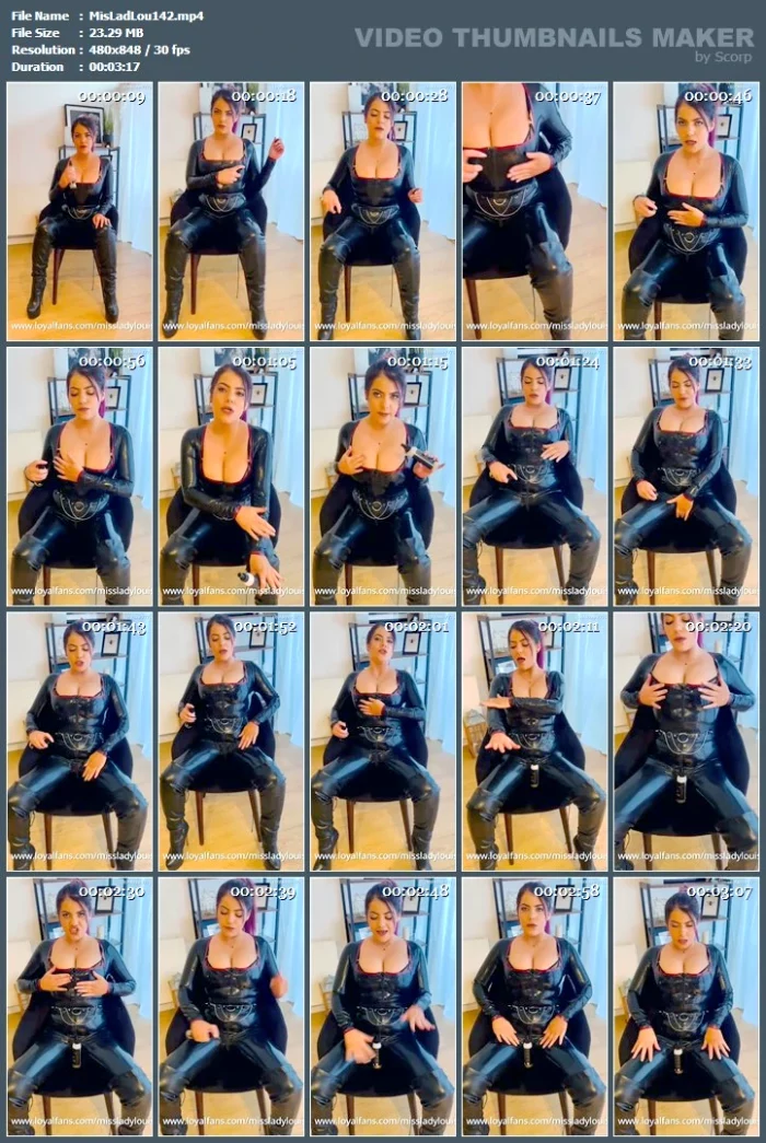 Worship My Latex - MISS LADY LOUISA - MP4
