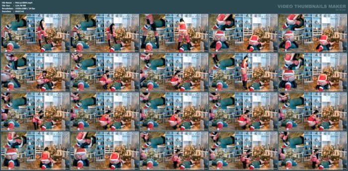 The Special Chocolate Cookie For Santa Claus - MISTRESS LUCIANA SCAT - MP4