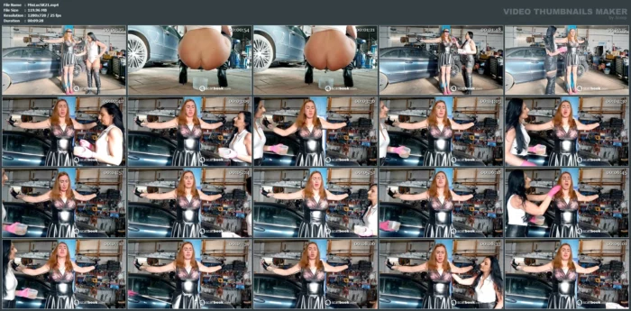 There's Shit For Breakfast In The Workshop - MISTRESS LUCIANA SCAT - MP4