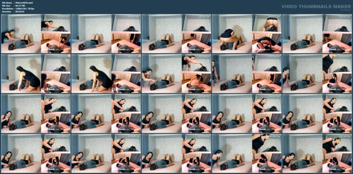 Shit In My Neighbor's Mouth - MISTRESS LUCIANA SCAT - MP4