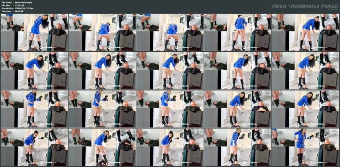 Shit In My Slave's Mouth - MISTRESS LUCIANA SCAT - MP4