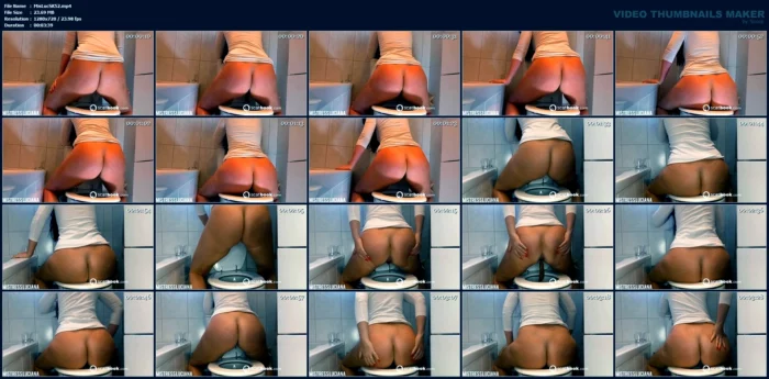 Be My Weekend Toilet - MISTRESS LUCIANA SCAT - MP4
