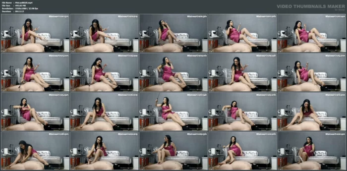 I Am A Goddess And My Feet Must Be Treat It And Pampered In Consequence! - MISTRESS LUNA - MP4