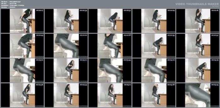 Ignoring Him, Talking At Phone While I Use His Face As A Human Sit! - MISTRESS LUNA - MP4