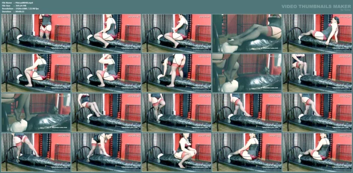 I Want To Give You My Feet In Nylon, Very Wet And Smelly, To Sniff It! - MISTRESS LUNA - MP4