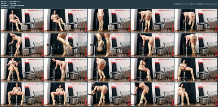 Jerk It For My Boots! - MISTRESS LUNA - MP4