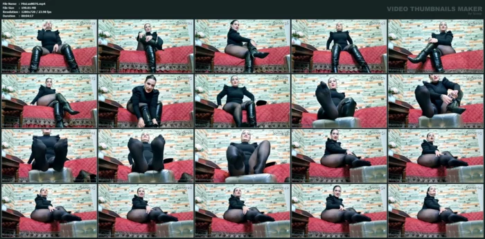 My Feet Are Tired, Sweaty And Smelly In These Boots! - MISTRESS LUNA - MP4