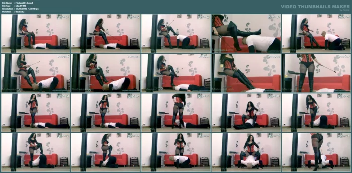 This Lucky Slave Has The Privilege To Be At My Feet - MISTRESS LUNA - MP4