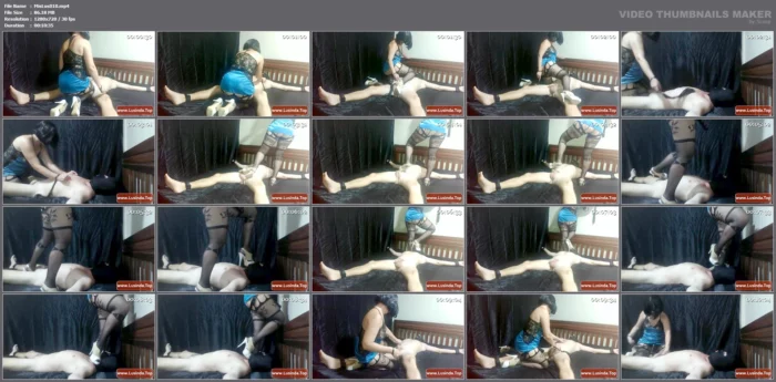 Underfoot And Spanking - Video 18 Part 1 - MISTRESS LUSINDA - MP4
