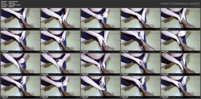 Foot Massage For Mistress In Nylon Stockings - MISTRESS LUSINDA - MP4
