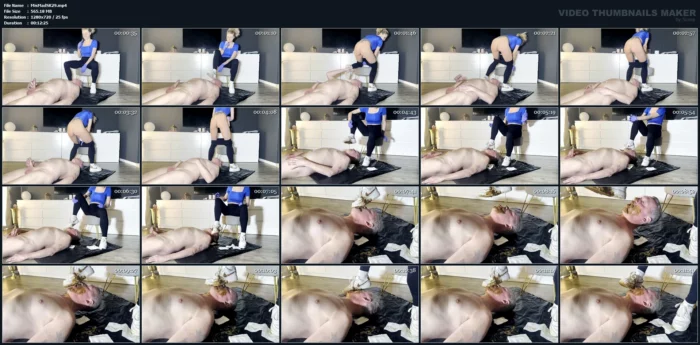 Stepped In Shit. The Slave Is Allowed To Lick - SCHMUTZIGE MISS MADISON DEUTSCHLAND - MP4