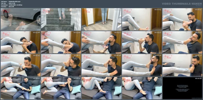Brazilian Brand Of Plastic Flats - MISTRESS NARA NEVEU - MP4