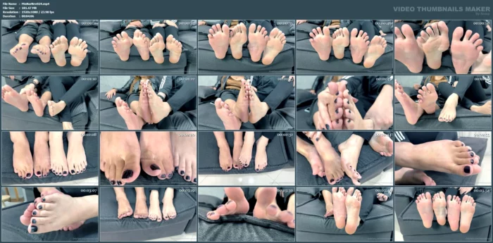 Foot Comparison - MISTRESS NARA NEVEU - MP4