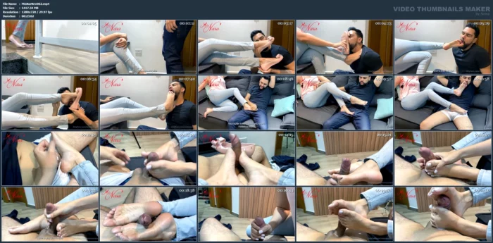 Nara'S Teasing Hex With Sweaty Feet And Hot Footjob - MISTRESS NARA NEVEU - MP4