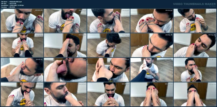 Tasting Every Inch Of My Feet With Pink Nails And Shiny High Heels - MISTRESS NARA NEVEU - MP4