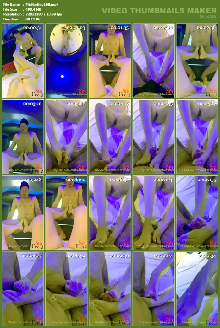 You've Never Seen Me Make A Footjob Like That - MISTRESS NARA NEVEU - MP4