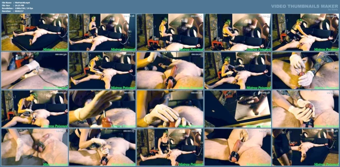 My Slave Tied To Bed, Screaming And Unable To Move - MISTRESS ILINA POISONED / POISONEDFETISH - MP4