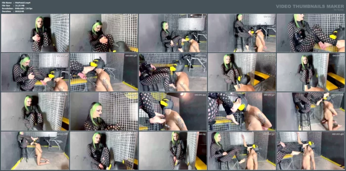 Stand-To-Toe With Domination To My Slave In Inklub - MISTRESS ILINA POISONED / POISONEDFETISH - MP4