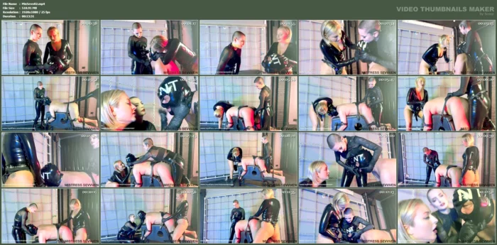 Ass-To-Mouth Brutal Spit Roast - MISTRESS SEVVVEN - MP4