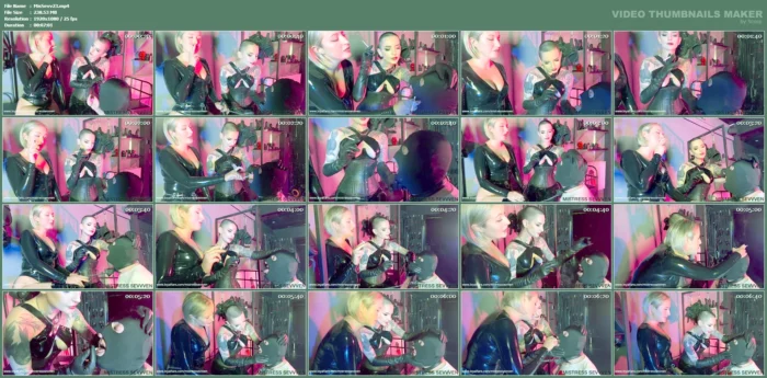 Human Ashtray For Two Dommes - MISTRESS SEVVVEN - MP4