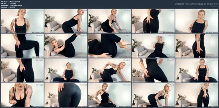 Sweaty Gym Leggings JOI - MISTRESS SEVVVEN - MP4
