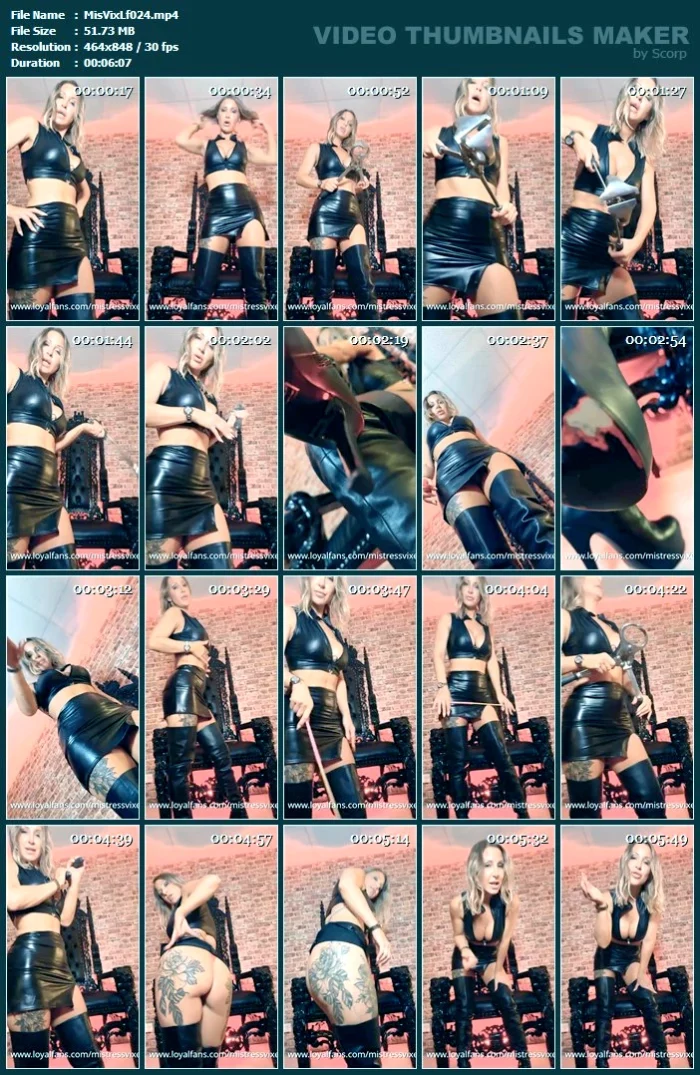 An Advent Treat, I Will Let You Cum, And Then You Will Eat Your Filth - MISTRESS VIXEN / WOMANIA EMPIRE - MP4