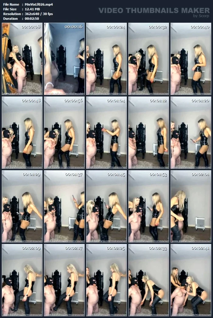 And More Watch As We Tease Him With Ball Busting Vixen And Lda - MISTRESS VIXEN / WOMANIA EMPIRE - MP4