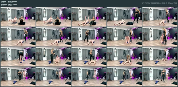 Are You Man Enough To Keep Up With Me In The Gym - MISTRESS VIXEN / WOMANIA EMPIRE - MP4