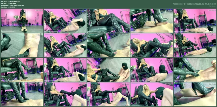 Both Pain And Pleasure Caused By The Touch Of My Boots - MISTRESS VIXEN / WOMANIA EMPIRE - MP4