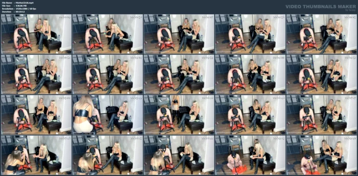 Prisoner 3 - We Relax, Eat Lunch And Humiliate Our Prisoner - MISTRESS VIXEN / WOMANIA EMPIRE - MP4