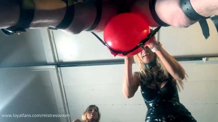 Time To Burst Those Baloons, Boot Heels Are The Weapon Of Choice - MISTRESS VIXEN / WOMANIA EMPIRE - MP4