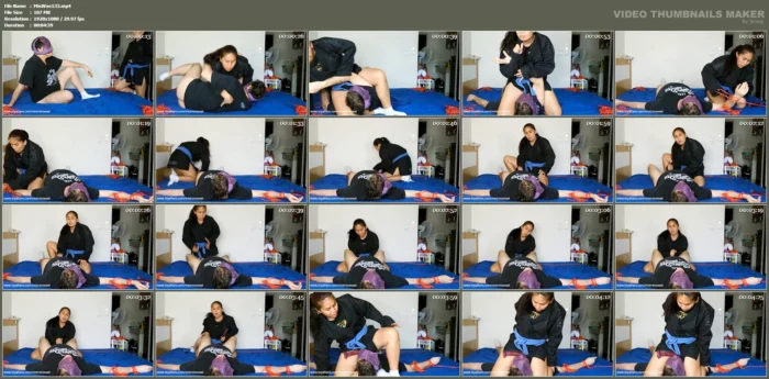 Sexy Mounted Triangle - MISTRESS WAEL - MP4
