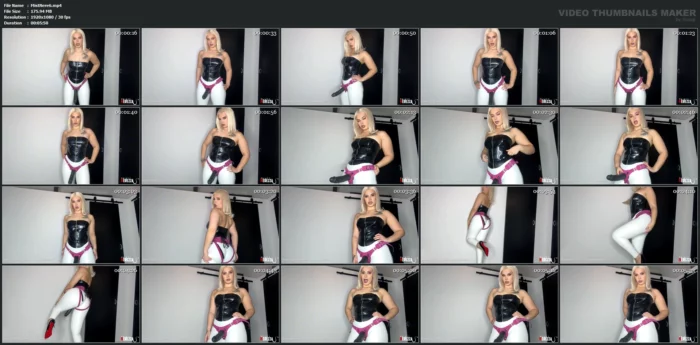 Hot Blonde Strap On - MISTRESS NEREZZA / ROYAL NEREZZA - MP4