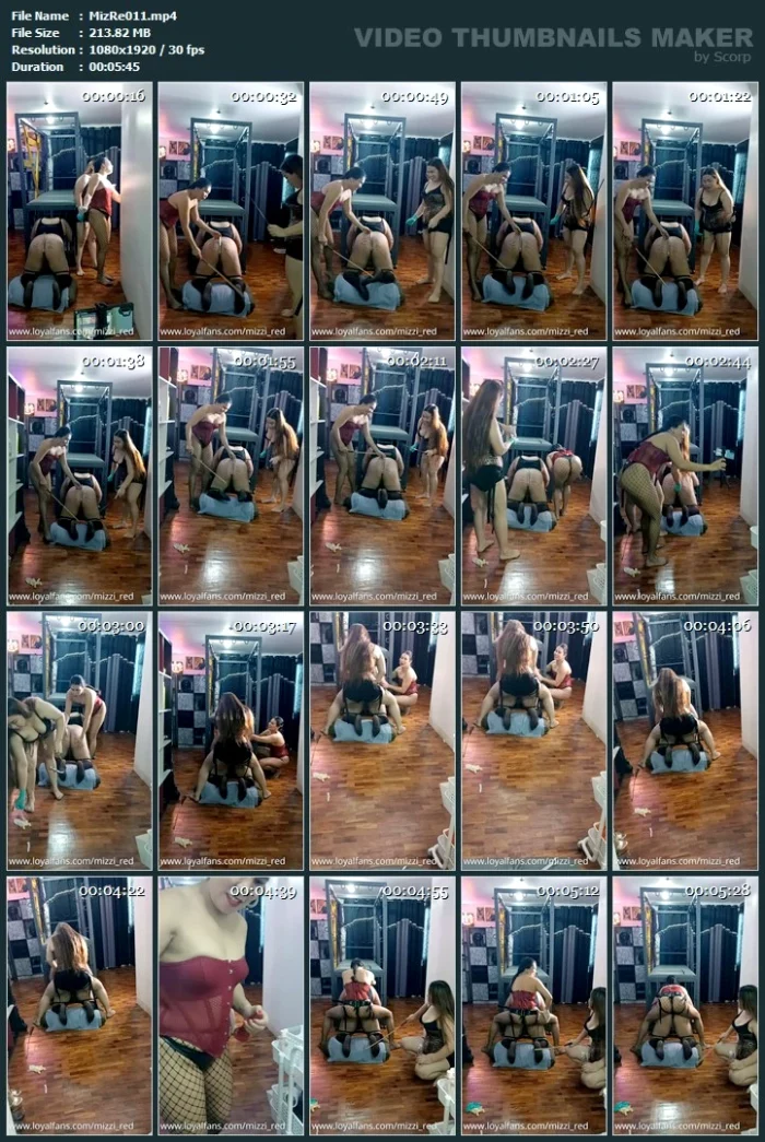Anal Hook + Pegging - MIZZY RED / THE GODDESS RED - MP4