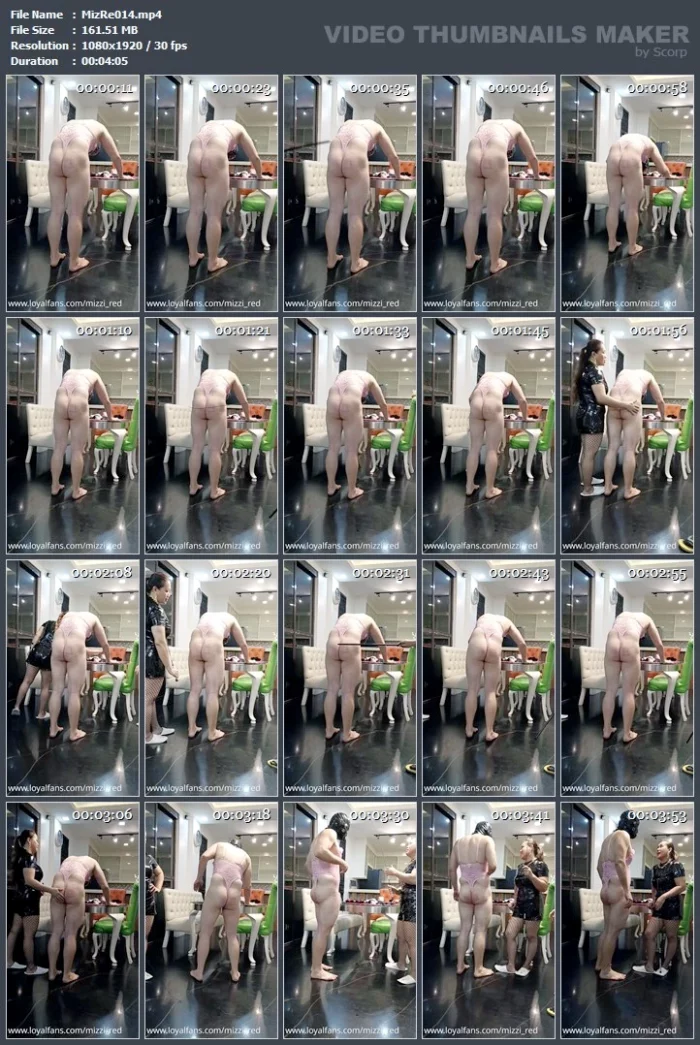 Ass Marks - Slave Training - MIZZY RED / THE GODDESS RED - MP4