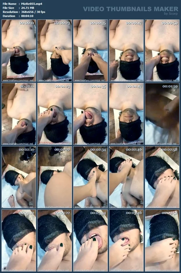 Feet Licking - MIZZY RED / THE GODDESS RED - MP4